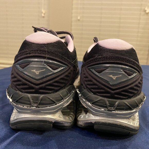 Mizuno Womens Wave Creation 20 411061 9090 Black Running Shoes Sneakers Size 9 - Picture 3 of 7